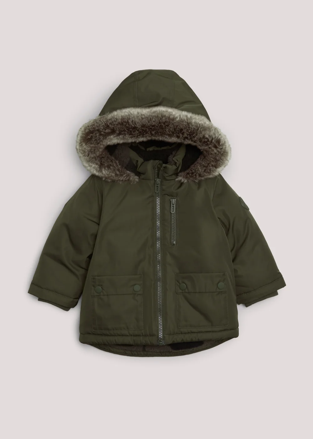 Boys Khaki Heritage Parka Coat (9mths-6yrs) - 2-3 Yrs Image 1