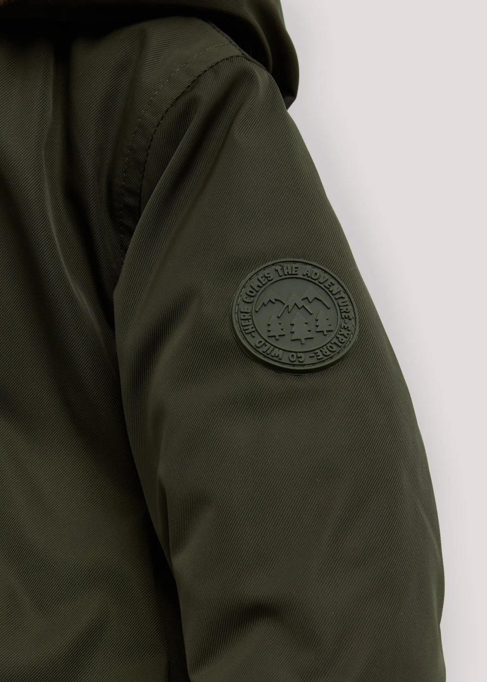 Boys Khaki Heritage Parka Coat (9mths-6yrs) - 2-3 Yrs Image 2
