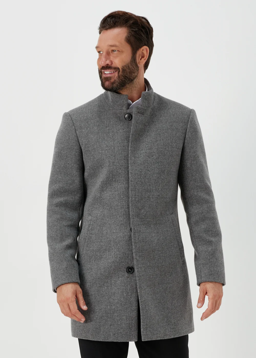 Taylor & Wright Grey Smart Coat - S Image 1