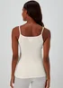 Cream Thermal Vest Top - Size 8-10 Image 2