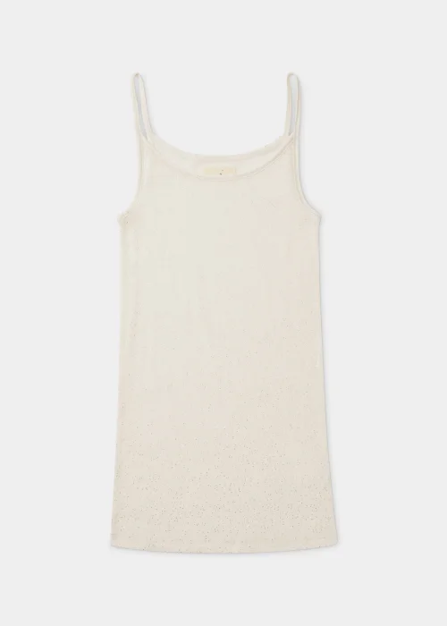 Cream Thermal Vest Top - Size 8-10 Image 4