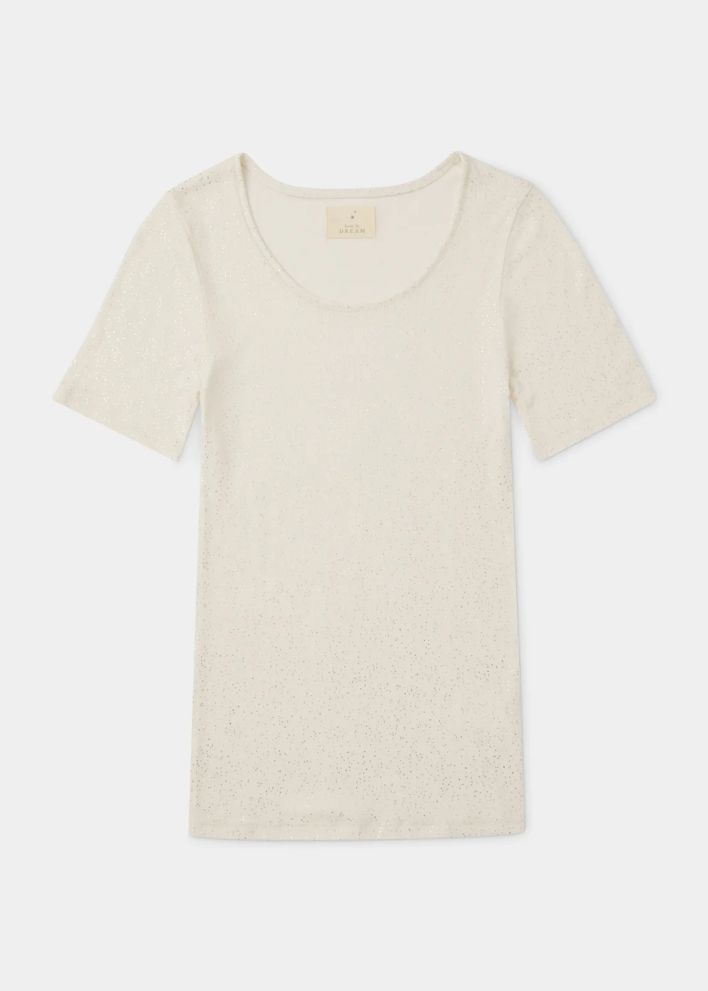 Cream Thermal Top - Size 8-10 Image 4