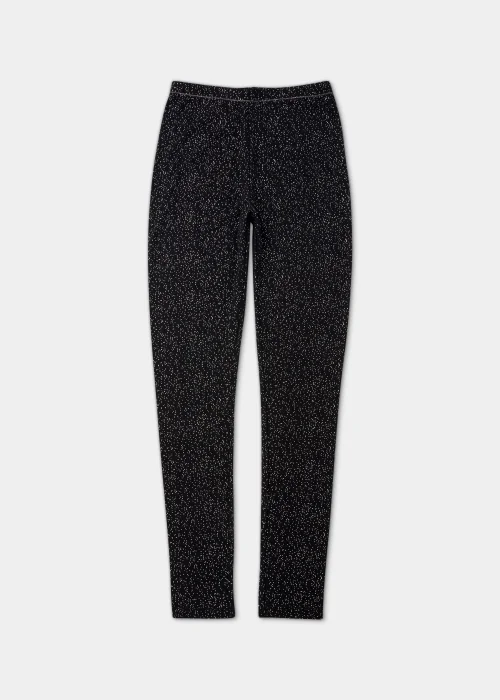 Black Thermal Leggings - Size 8-10 Image 4