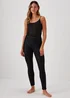 Black Thermal Leggings - Size 8-10 Image 1