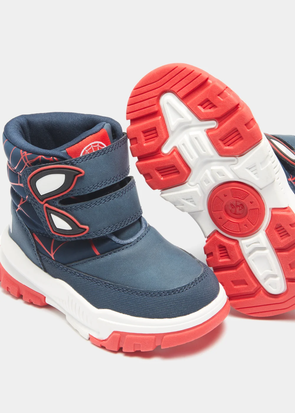 Kids Navy Marvel Spider-Man Snow Boots (Younger 4-12) - Size 6 Infants Image 2