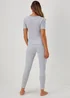 Grey Thermal Top & Leggings Set - Size 8-10 Image 2