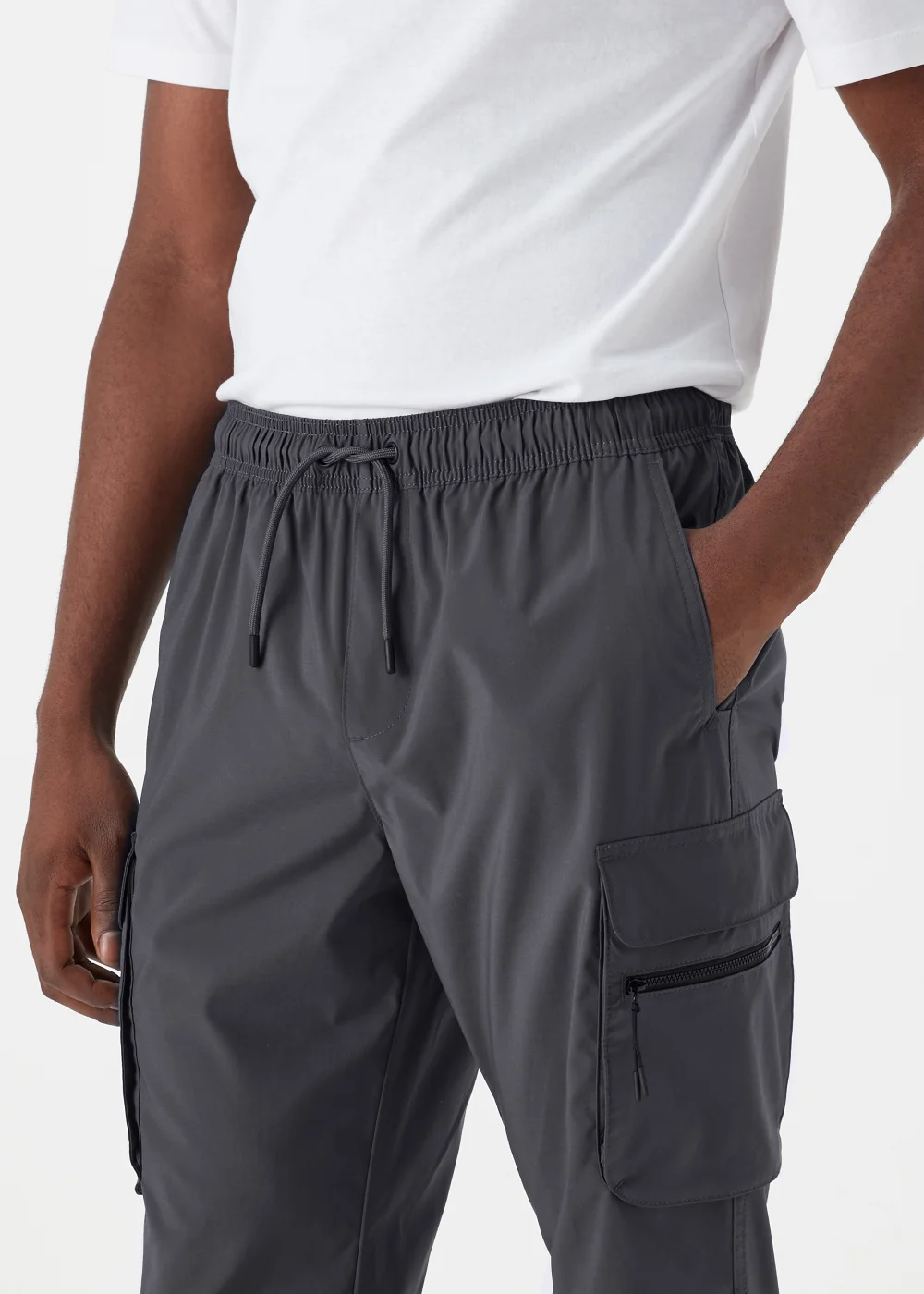 Blue Cuffed Cargo Trousers - Extra small Image 3