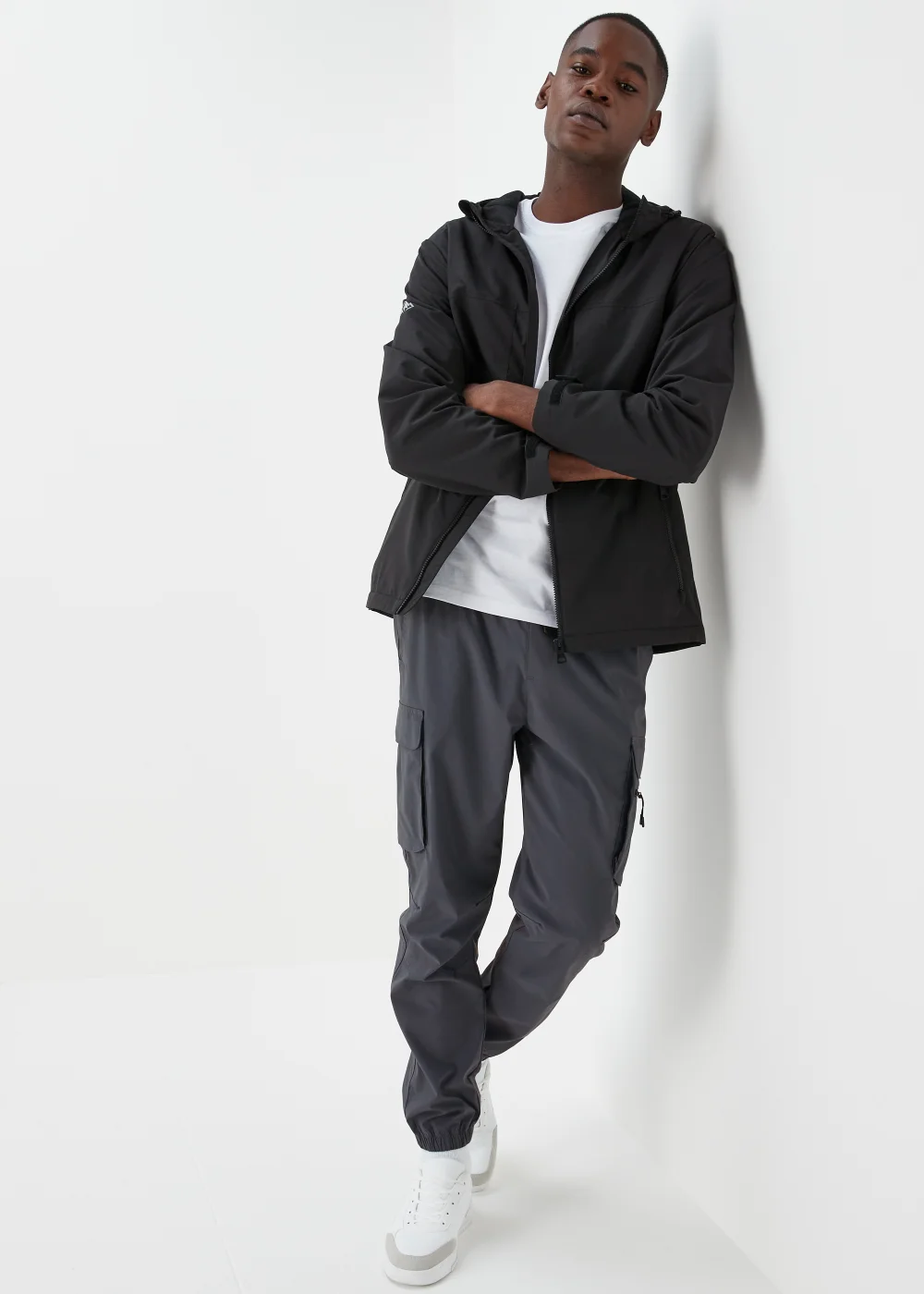 Blue Cuffed Cargo Trousers - Extra small Image 4