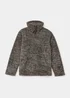 Grey Cowl Neck Fleece Lounge Top - Small Image 4