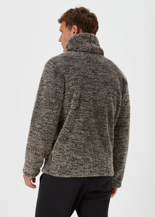 Grey Cowl Neck Fleece Lounge Top - Small Image 2