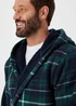 Green Check Dressing Gown - Small Image 3