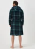 Green Check Dressing Gown - Small Image 2