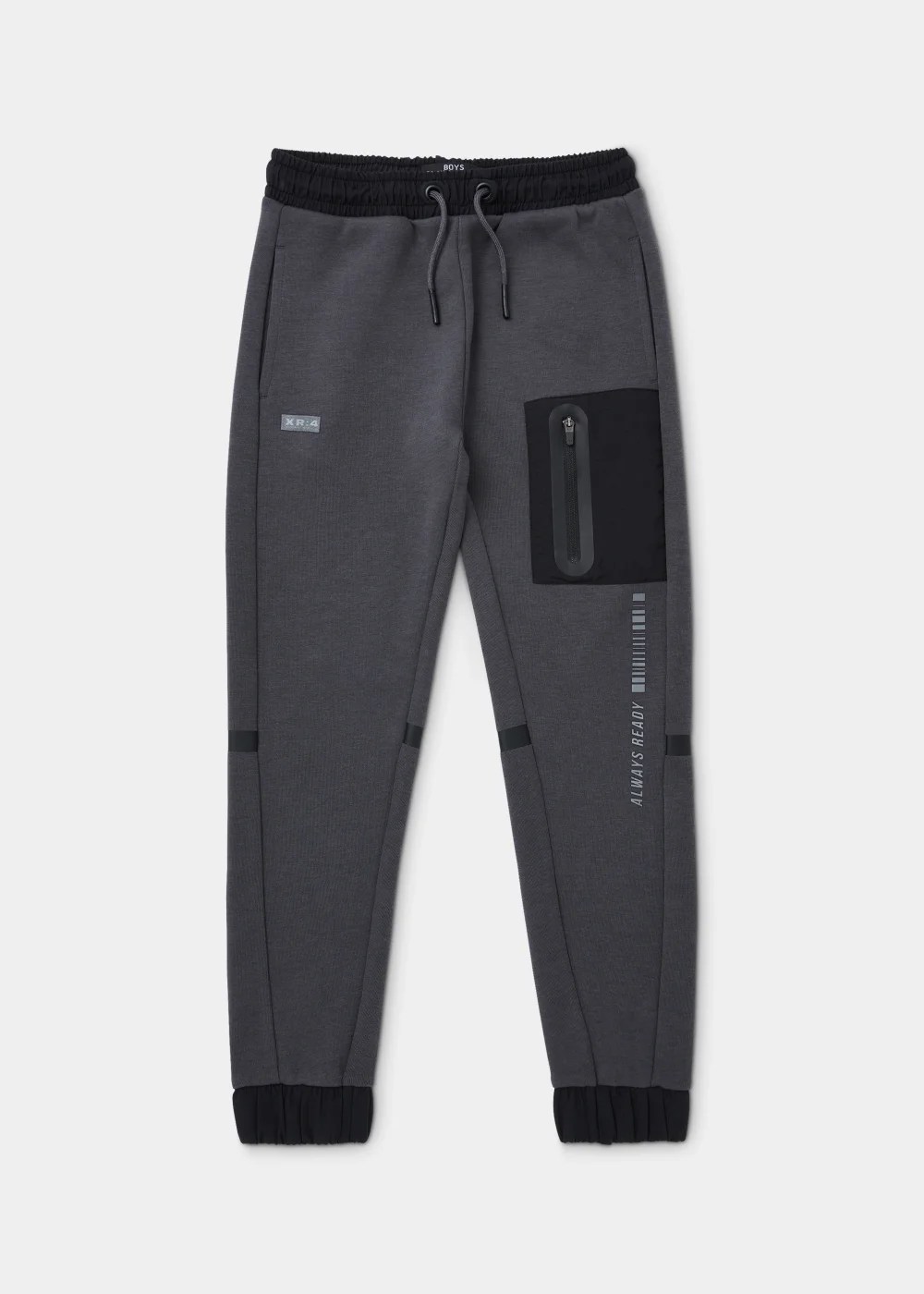 Boys Black Woven Co Ord Joggers (4-12yrs) - Age 4 Years Image 1