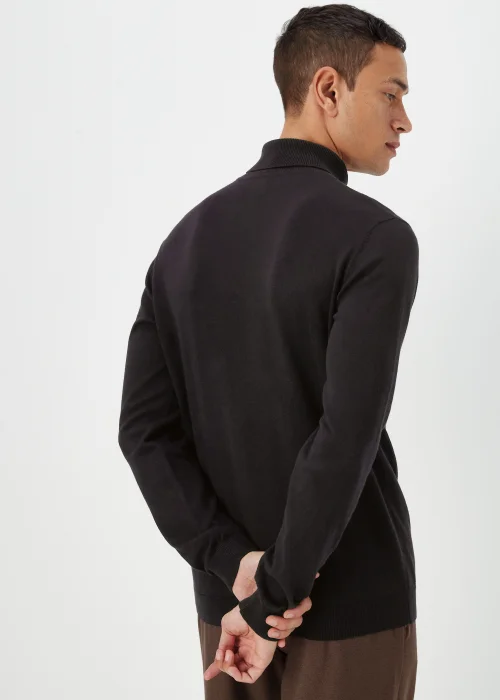 Black Roll Neck Jumper - S Image 2