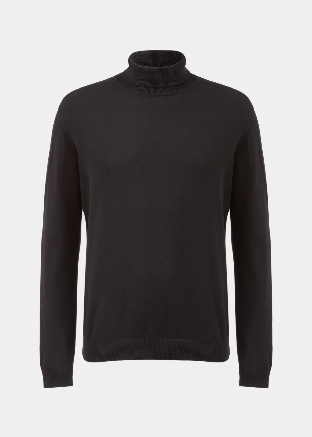 Black Roll Neck Jumper - S Image 5