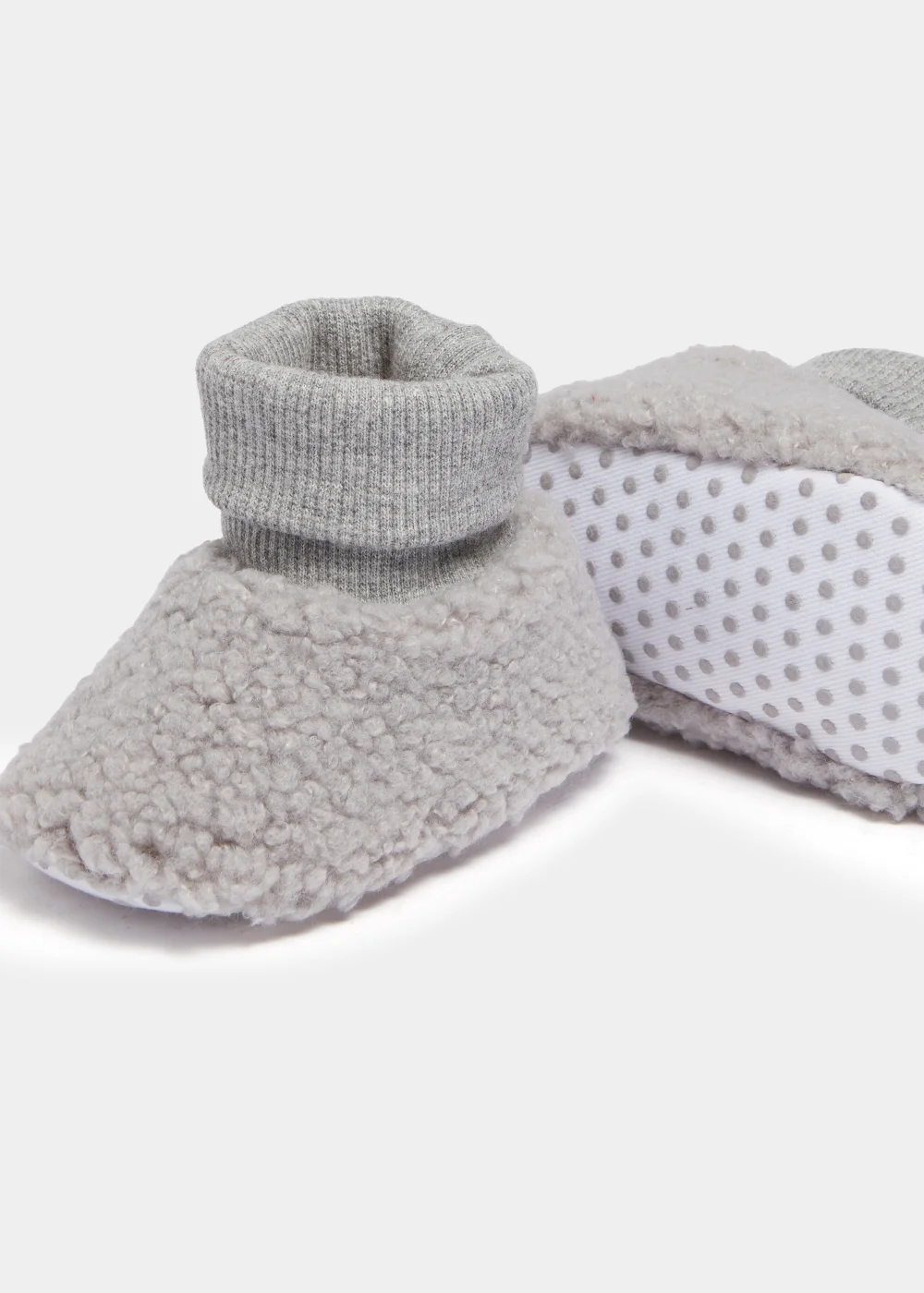 Grey Borg Sock Baby Booties (Newborn-18mths) - Age 0 - 3 Months Image 2
