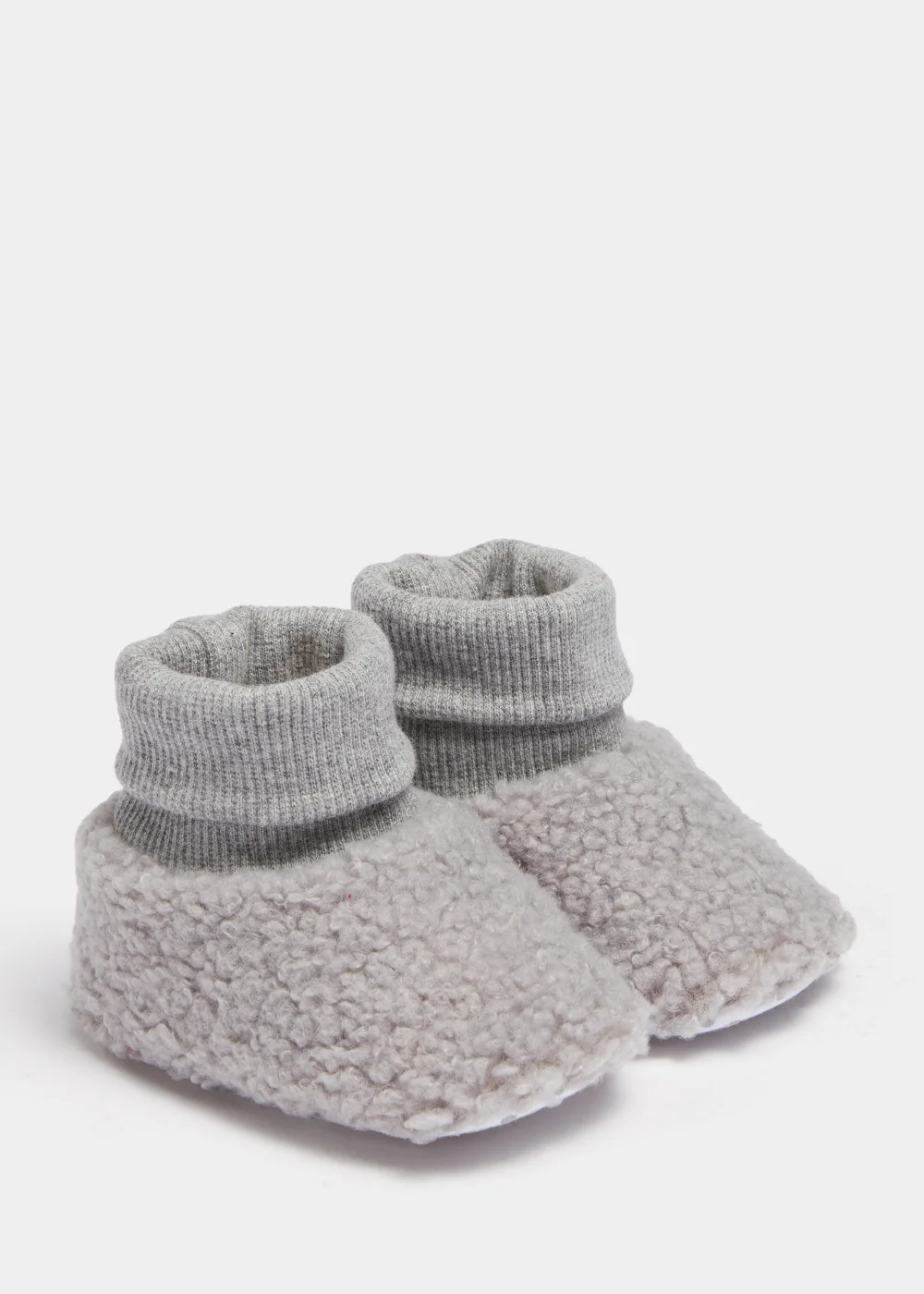 Grey Borg Sock Baby Booties (Newborn-18mths) - Age 0 - 3 Months Image 1