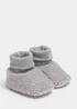 Grey Borg Sock Baby Booties (Newborn-18mths) - Age 0 - 3 Months Image 1