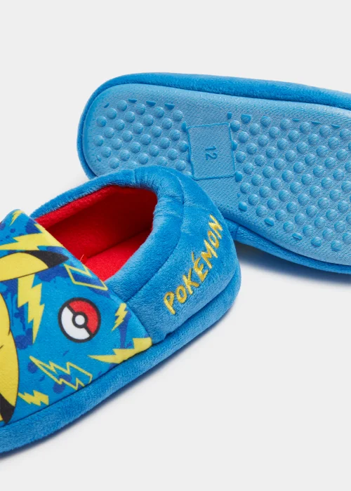 Kids Blue Pokémon A-Line Slippers (Younger 8-Older 2) - Size 1 Image 2