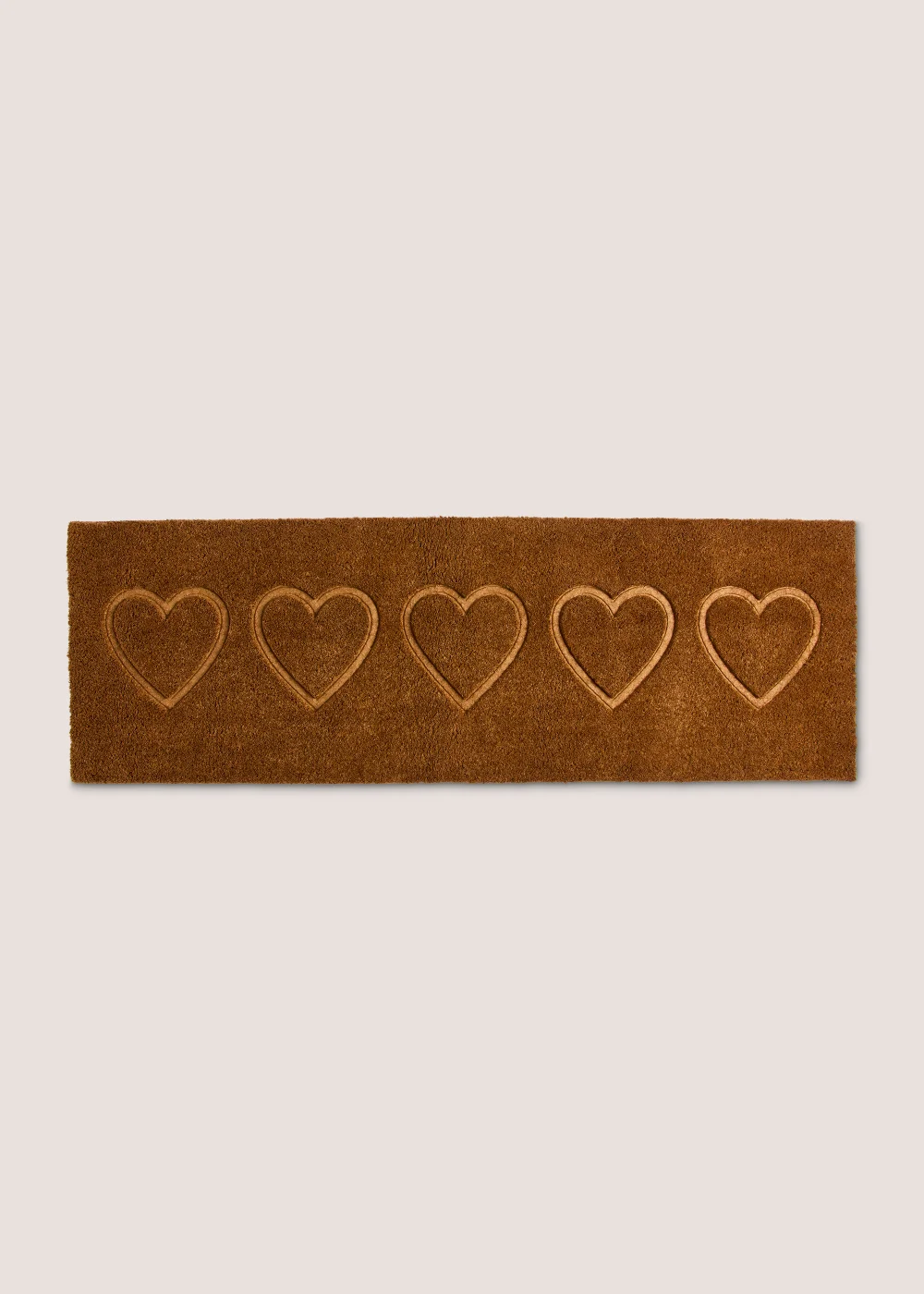 Carved Heart Long Doormat Image 1