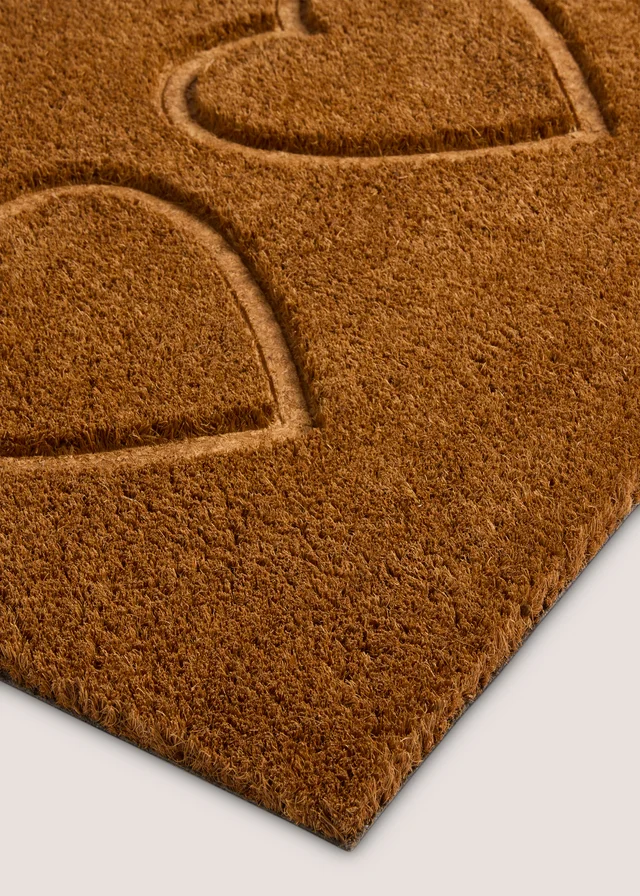 Carved Heart Long Doormat