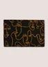 Monochrome Faces Doormat (60cm x 40cm) Image 1