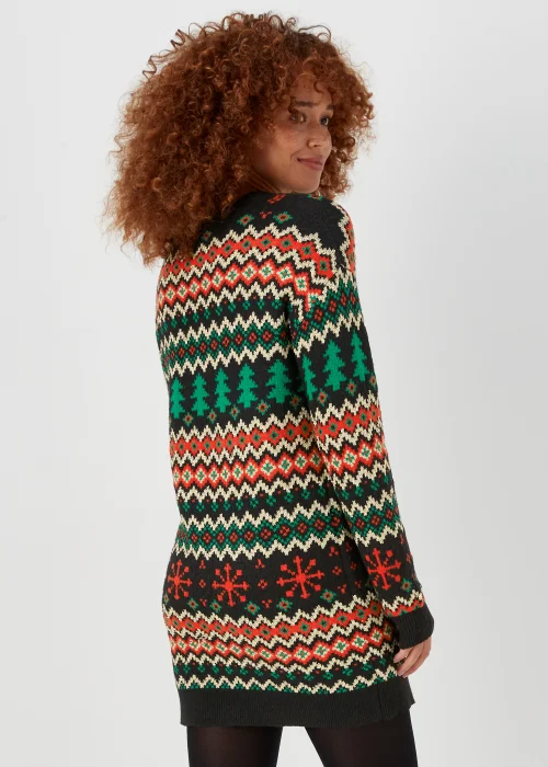 Black Christmas Tunic Dress - XS Image 2