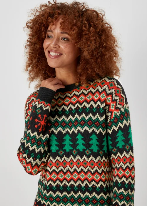 Black Christmas Tunic Dress - XS Image 3