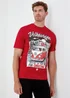 Red Volkswagen Christmas T-Shirt - Small Image 1
