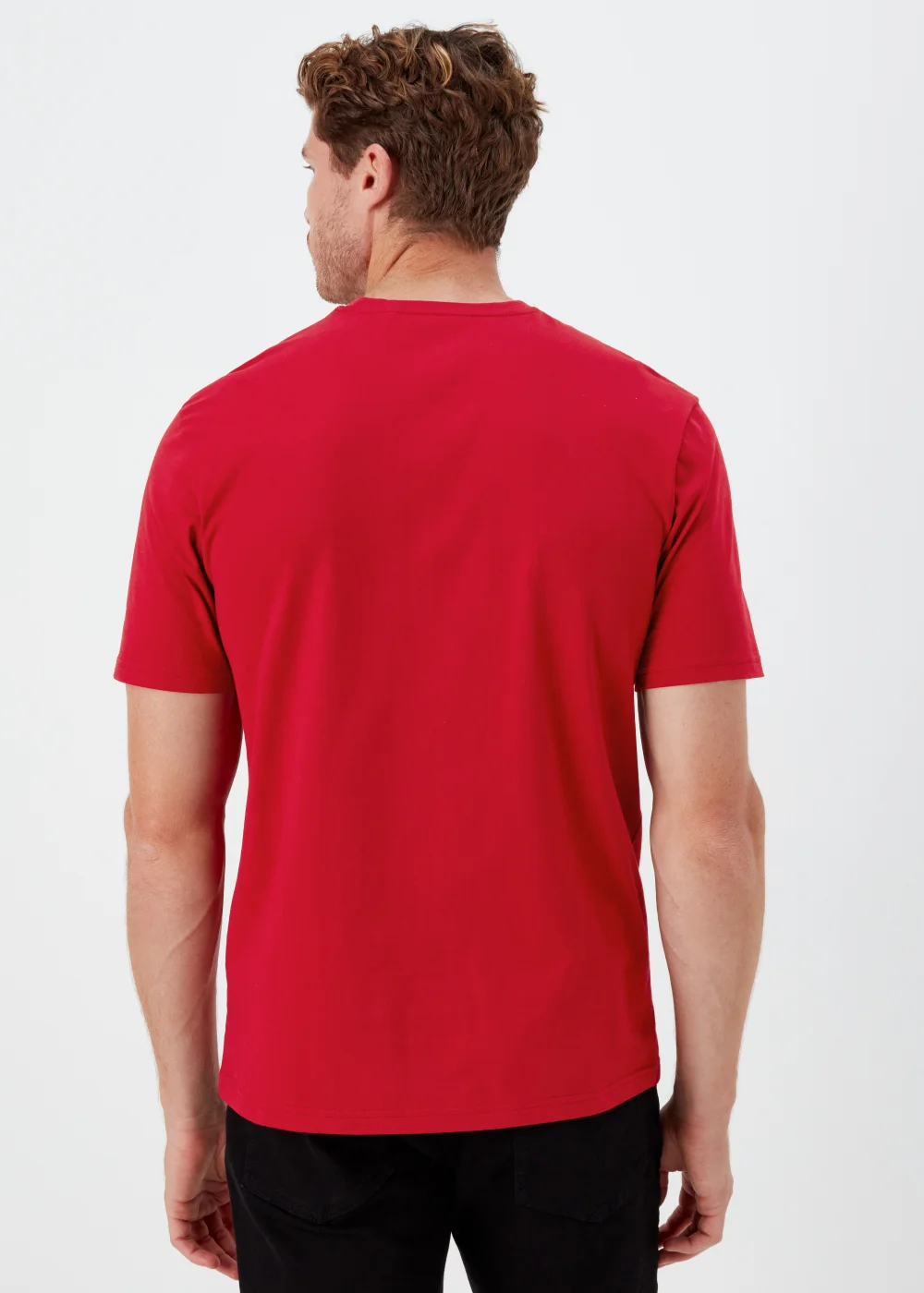 Red Volkswagen Christmas T-Shirt - Small Image 2