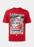 Red Volkswagen Christmas T-Shirt - Small Image 5