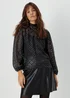 Et Vous Black Lace High Neck Top - Size 8 Image 1