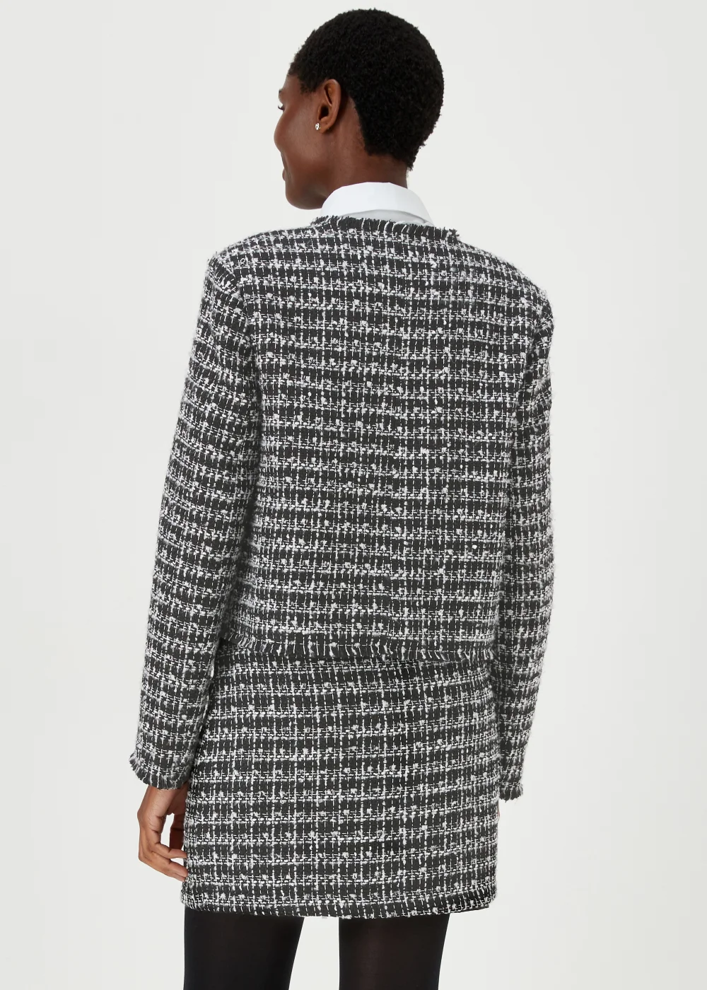 Et Vous Black Short Boucle Blazer - 8 Image 2