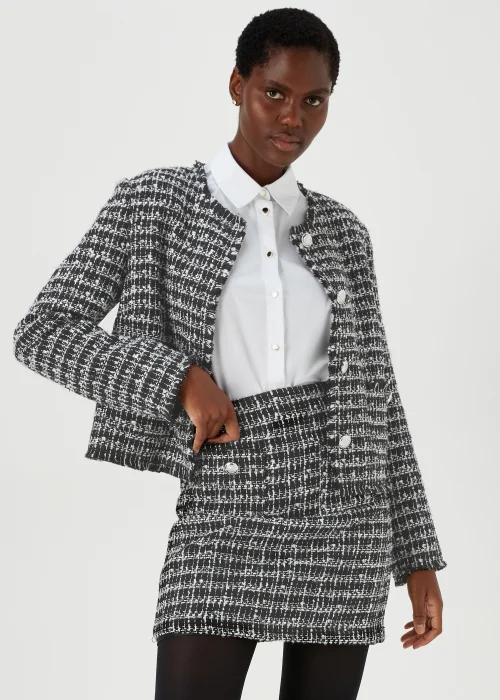 Et Vous Black Short Boucle Blazer - 8 Image 1