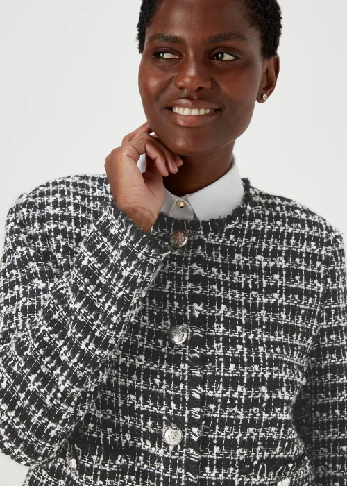 Et Vous Black Short Boucle Blazer - 8 Image 3