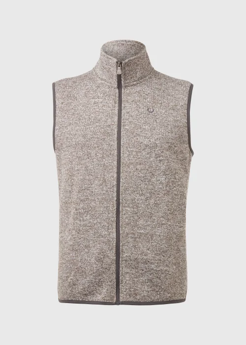 Lincoln Grey Textured Snit Gilet - S Image 5