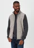 Lincoln Grey Textured Snit Gilet - S Image 1