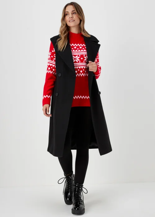 Red Snowflake Jumper - XS Image 4