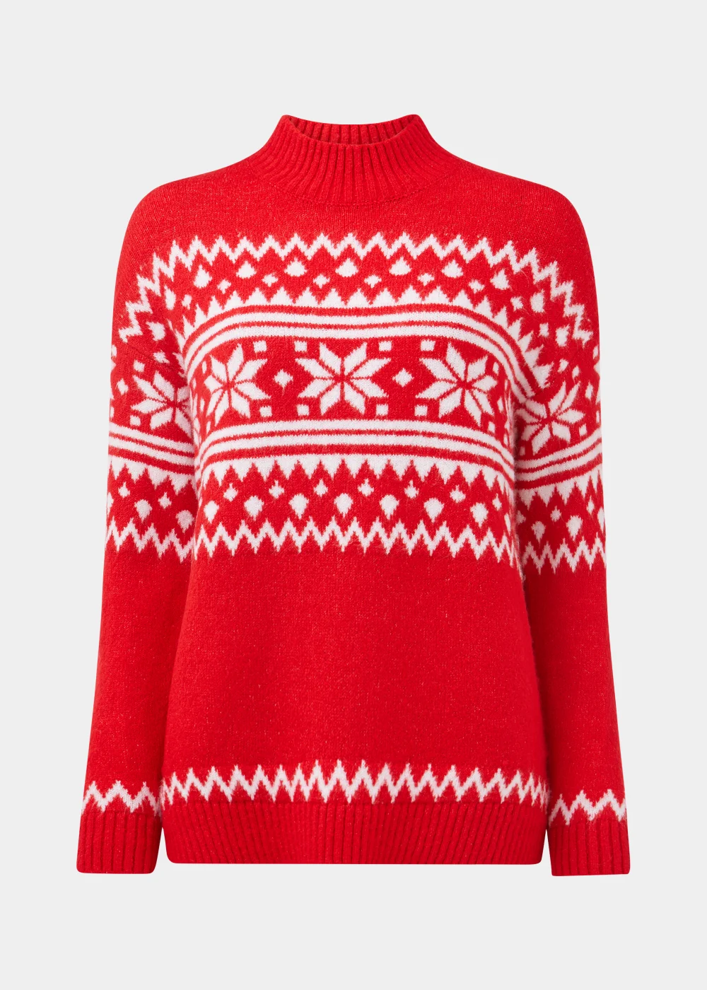 Red Snowflake Jumper - XS Image 5