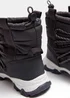 Boys Charcoal Snow Boots (Younger 8-Older 2) - Size 8 infants Image 2