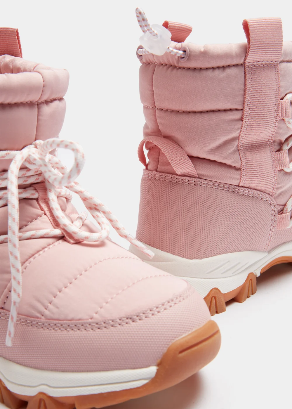 Girls Pink Snow Boots (Younger 8-Older 2) - Size 1 Image 2