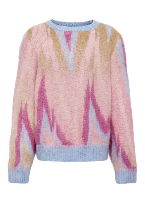 ONLY Girls Multicoloured Long Sleeve Knit Jumper (5-14yrs) - Age 5 - 6 Years Image 1