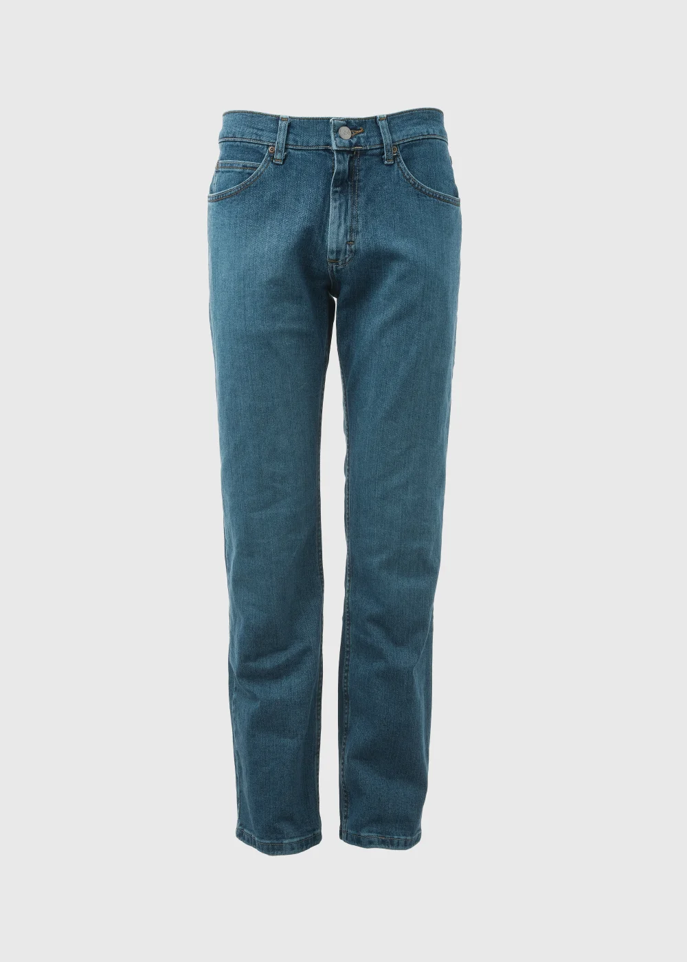 Lee Mid Wash Straight Fit Jeans - 30 R Image 5