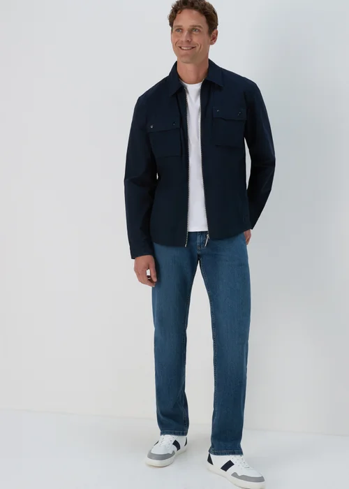 Lee Mid Wash Straight Fit Jeans - 30 R Image 4