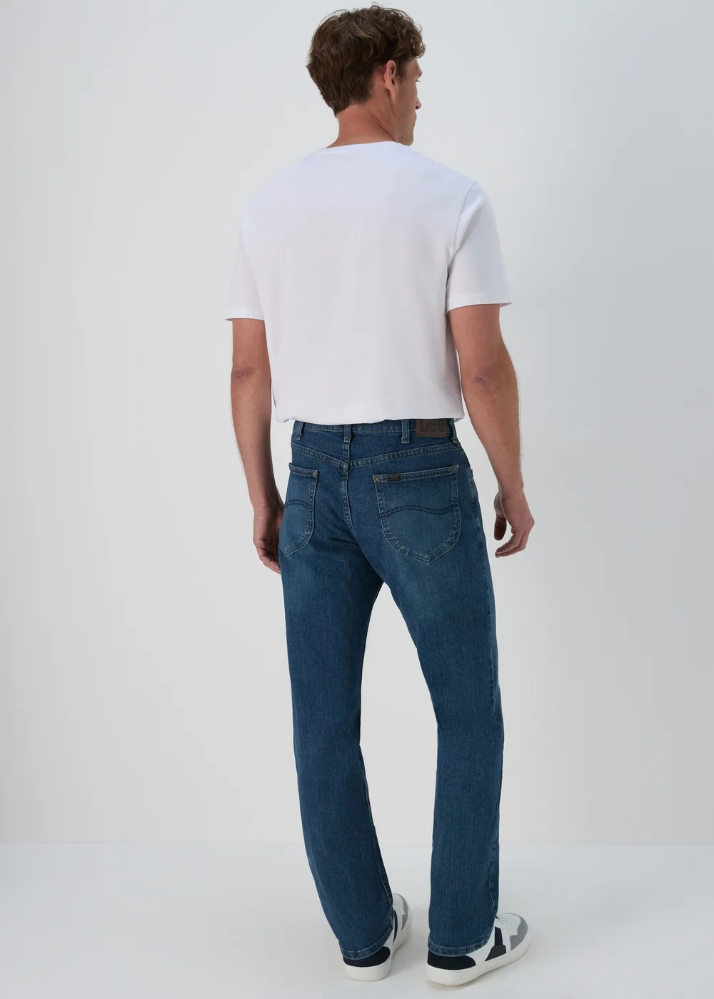 Lee Mid Wash Straight Fit Jeans - 30 R Image 2