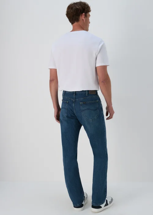 Lee Mid Wash Straight Fit Jeans - 30 R Image 2