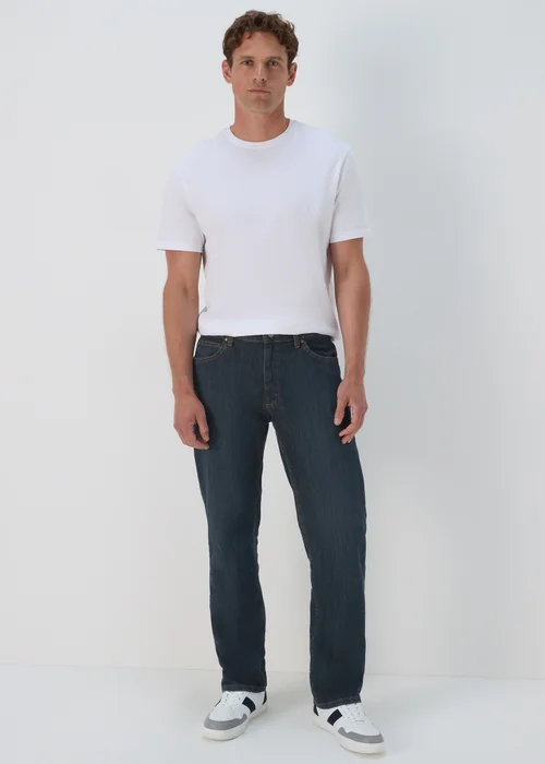 Lee Dark Wash Straight Fit Jeans - 30 R Image 1