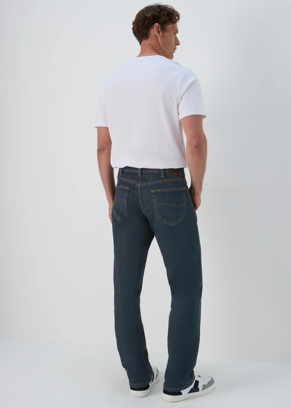 Lee Dark Wash Straight Fit Jeans - 30 R Image 2