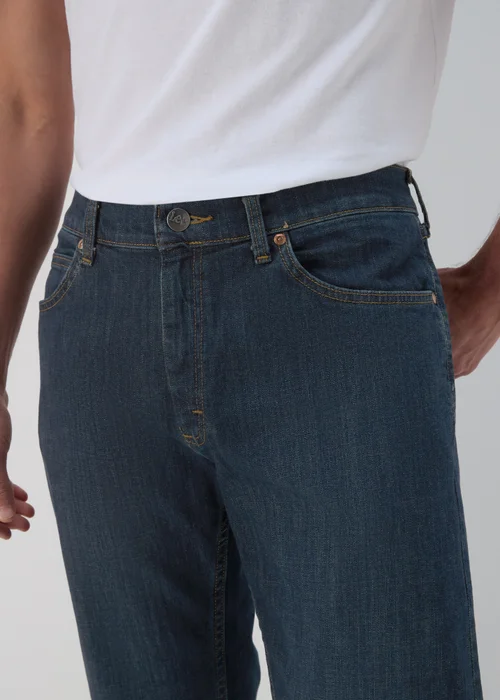 Lee Dark Wash Straight Fit Jeans - 30 R Image 3
