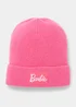 Girls Pink Barbie Beanie Hat (3-13yrs) - Age 7-10 Years Image 1